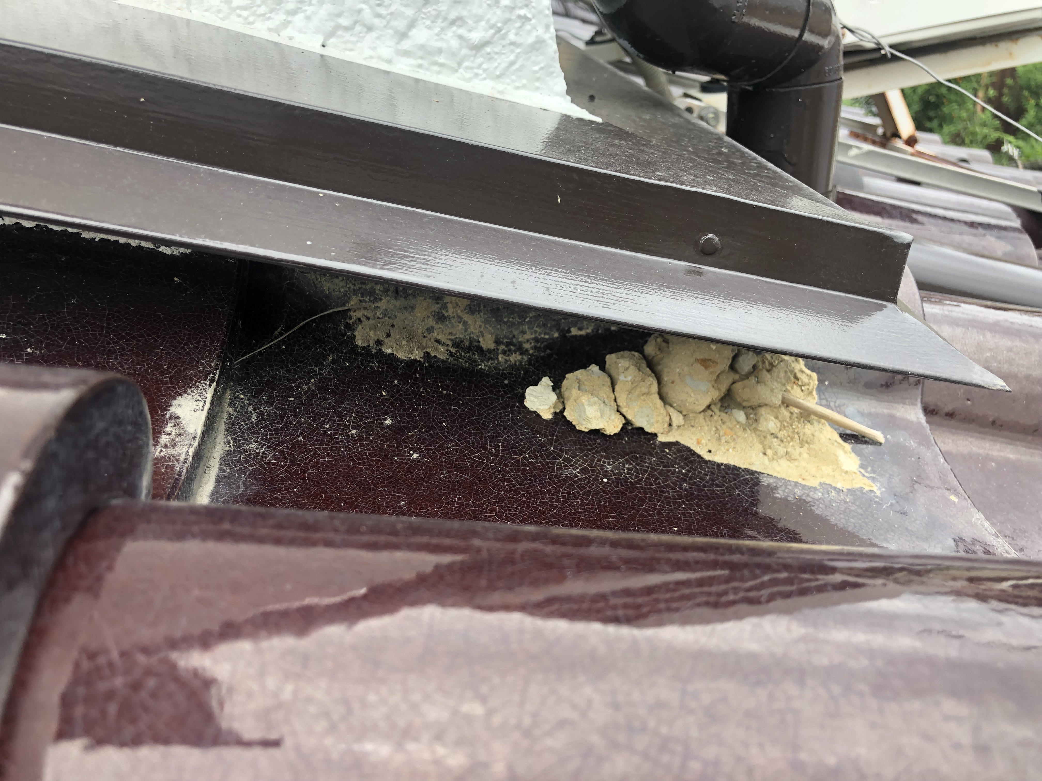 守山市 S瓦の面戸漆喰修繕の調査依頼です。